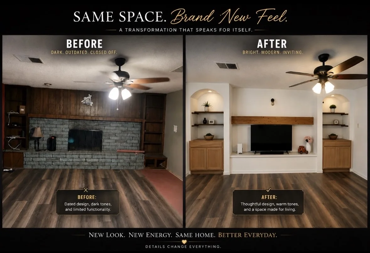 Lone Edge Construction project transformation showing the purpose and quality of the company