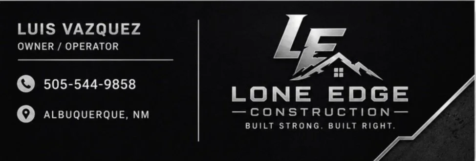 Back of Luis Vazquez business card