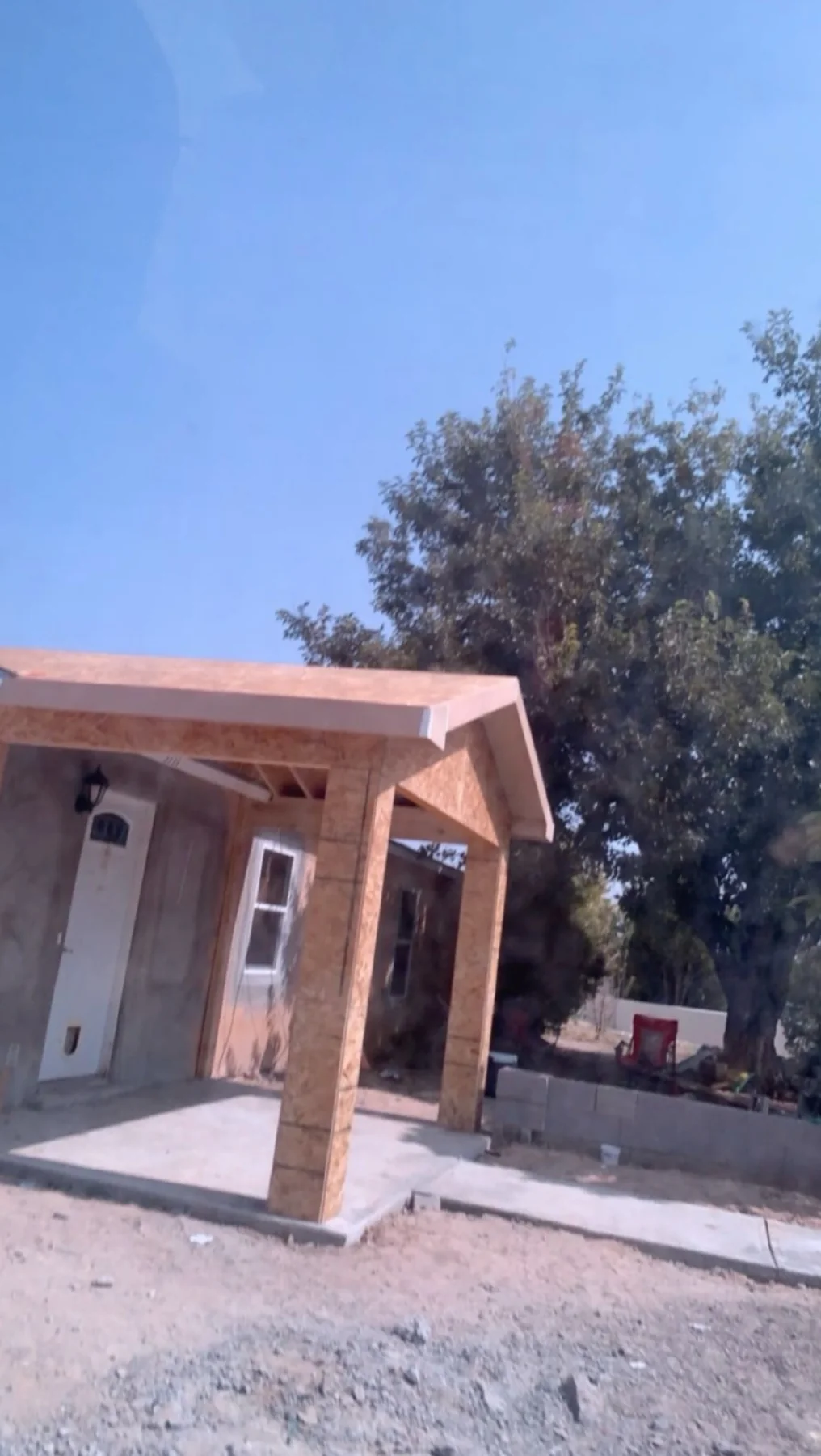Front porch framing