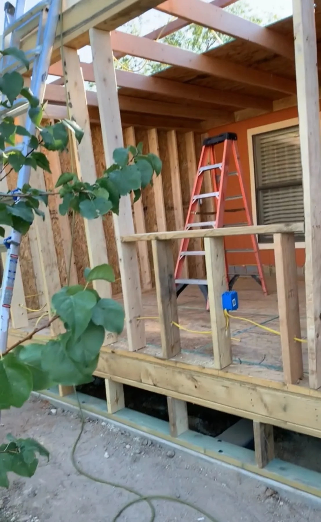 Deck framing project
